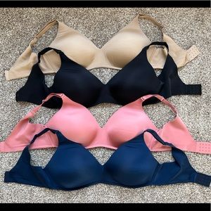 4 TOTAL Vanishing 360 Wireless Bra, 38DD )